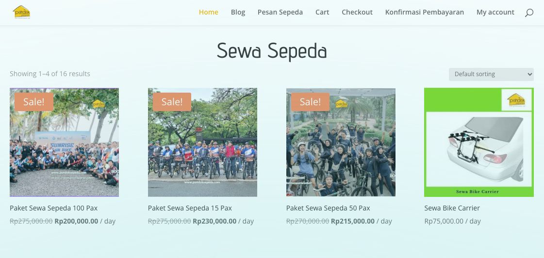 Pricelist sewa sepeda di Jakarta - Sewa Sepeda Jakarta Dalam Jumlah Banyak